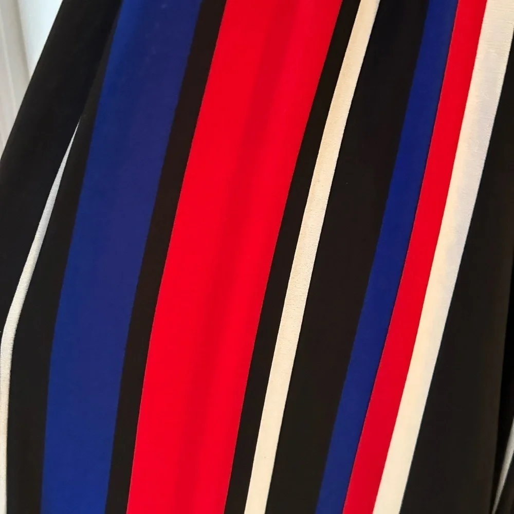 INC Women’s international Concept striped jumpsuit size XS adjustable straps